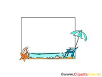 Fotorahmen für Urlaubfotos transparent