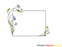 Rahmen Blumenranken