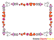 Rahmen Hochzeit Clipart