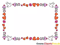 Rahmen Hochzeit Clipart