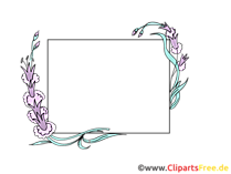 Schöner Rahmen für Bilder transparent