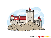 Burg Bild, Clipart, Illustration, Grafikm gratis