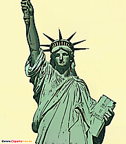 Freiheitsstatue Pop Art Bild