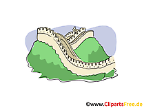 Great Wall Clip Art, Bild, Cartoon