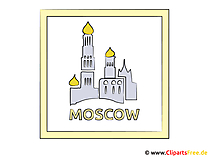 Hauptstadt Russland Moskau Bild