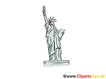 New York Clipart, Bild, Cartoon