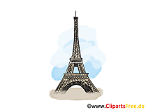 Paris Karte, Clip Art, Bild, Illustration