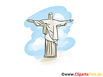 Rio de Janeiro Illustration, Bild, Clipart, Grafik gratis