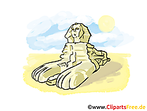 Sphinx Bild, Clipart, Illustration, Grafik gratis