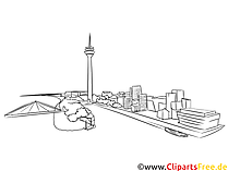Düsseldorf Zeichnung, Illustration, Bild kostenlos