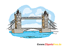 Tower Bridge Clip Art, Illustration, Picture