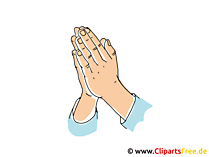 Betende Hände, Gebet Clipart