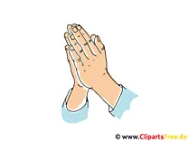 Betende Hände, Gebet Clipart