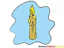 Kerze Clipart-Bild zu Allerheiligen
