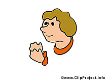 Buss- und Bettag Clipart