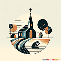 Clipart Buß- und Bettag kostenlos