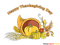 Thanksgiving decoration with vegetables clipart, picture, graphic