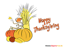 Happy Thanksgivig - Grafiken für Erntedank