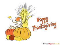 Happy Thanksgivig - Grafiken für Erntedank