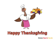 Turkey Clipart for Thanksgiving Day