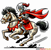 Bild Sankt Martin - Cliparts im Comicstil