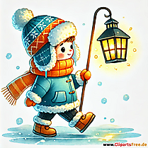 Kind mit Laterne - Bilder zum St. Martintag