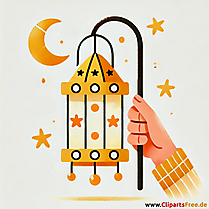 Laterne in der Hand Bild für den Laternenumzug