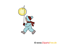 Laterne, Laterne, Sonne, Mond und Sterne Illustration, Clipart, Bild