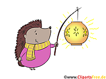 Laternenfest Clipart, Illustration, Bild
