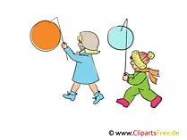 Laternenfest Clipart, Illustrtion, Bild
