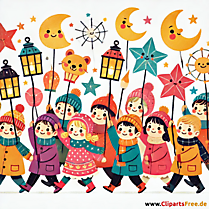 Laternenumzug Clipart.1