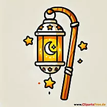 Gloeiende lantaarnclipart voor St. Martin's Day