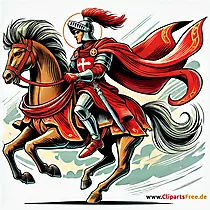 St. Martin te paard illustratie voor St. Martin's Day
