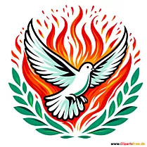 Güvercinli Pentecost için Clipart - ücretsiz resimler