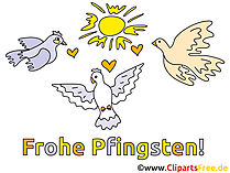 Frohe Pfingsten Clipart
