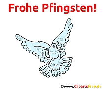 Frohe Pfingsten Karte