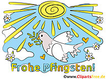 Glückwünsche zu Pfingsten Cliparts, Bilder, Grafiken