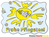 Sonne Karte zu Pfingsten
