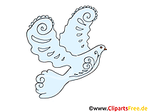 Vogel Clipart zu Pfingsten