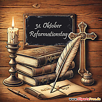 Grusskarte zum Reformationstag