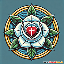 Luther-Rose Bild zur Reformation
