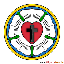 Lutherrose Bild zum Reformationstag