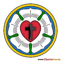 Lutherrose Bild zum Reformationstag