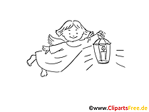 Grafik für Taufekarte gratis