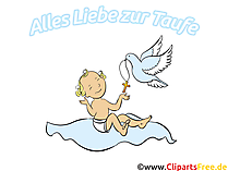 Taufe Einladungskarten, Clipart und Illustrationen
