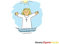 Wünsche und Glückwünsche zur Taufe Karte, Clipart, Bild, Grafik, Cartoon, Illustration kostenlos