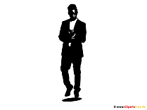 Geschaeftsmann Silhouette Clipart