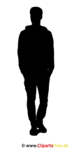 Man Black Silhouette SVG