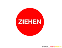 Ziehen Aufkleber auf Glastuer zum selbst Ausdrucken