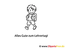 Bild zum Malen und Drucken Schüler